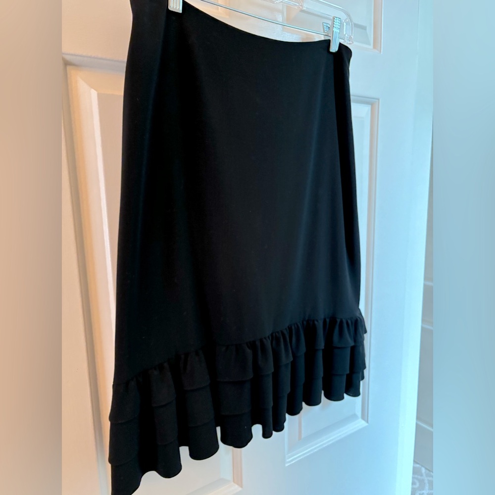 Ralph Lauren collection purple label women’s ruffle hem skirt Sz 12
